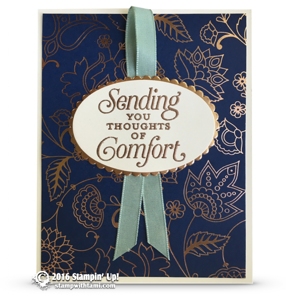 stampin up suite sayings copper