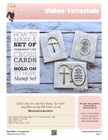 Suspended Gold Cross card set -stampwithtami-stampin up copy