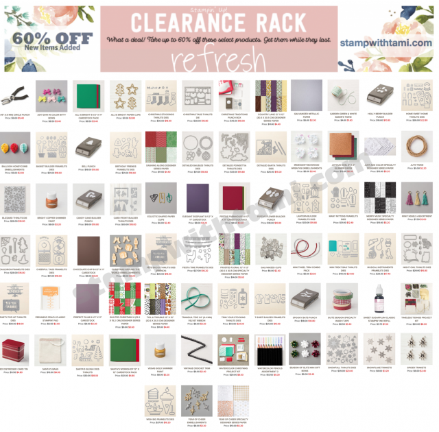 SALE! up to 60% OFF Clearance Rack Refresh - new items just added