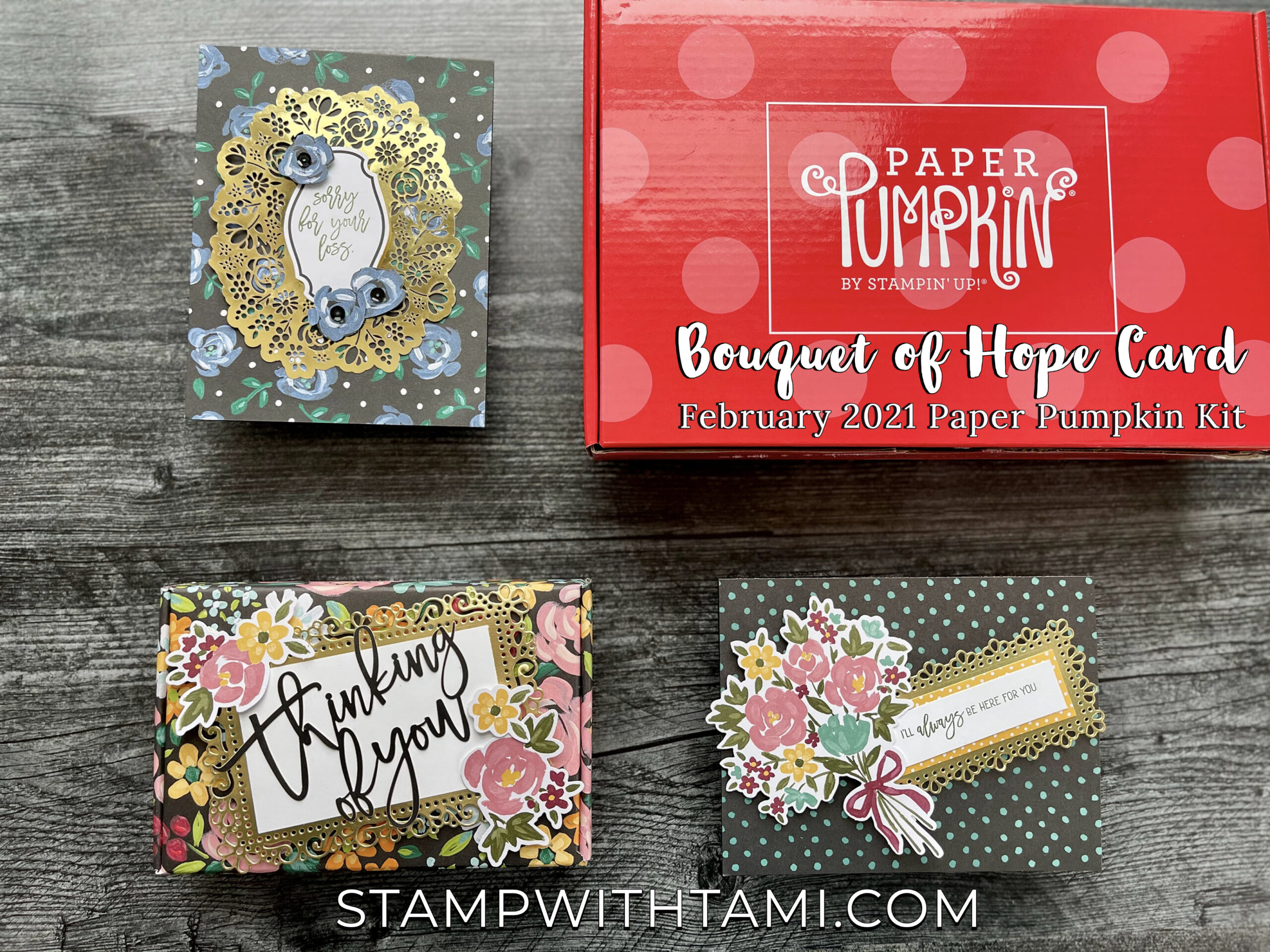 February Paper Pumpkin Kit Stampin Up StampWithTami