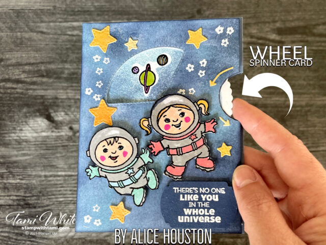 Stellar Spinner Card - Stampin' Up! Demonstrator: Tami White