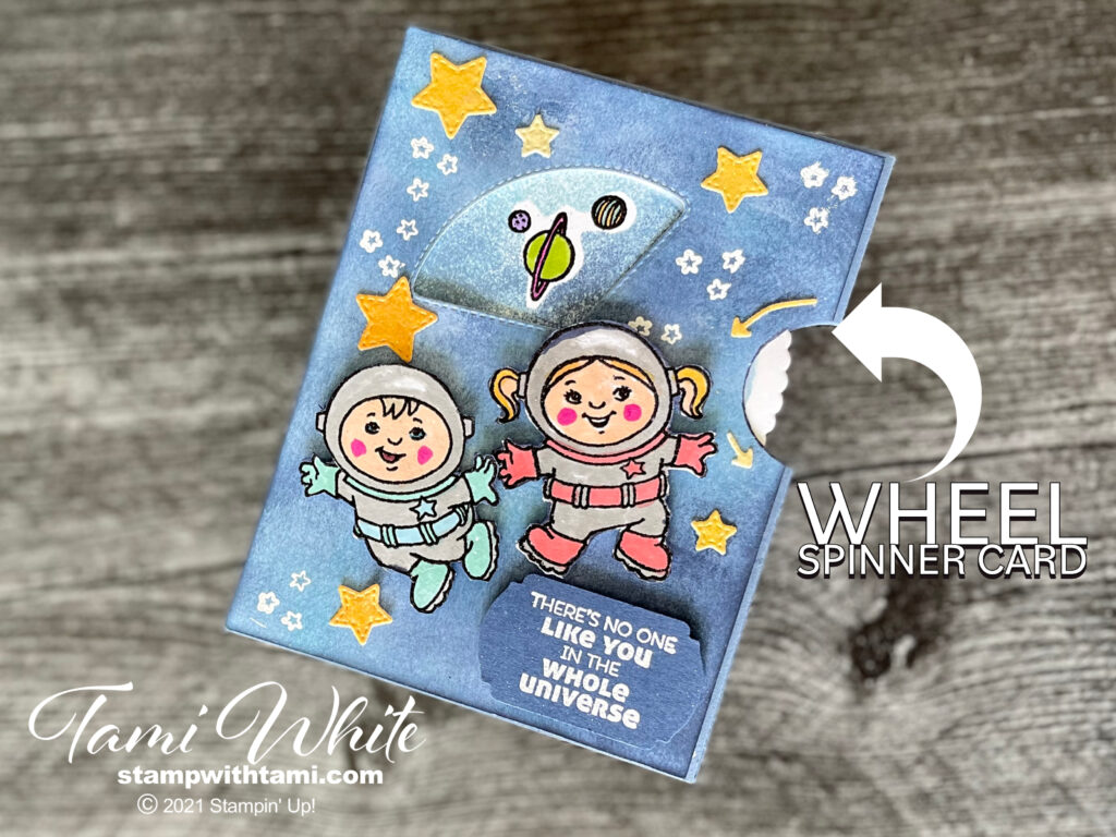 Stellar Spinner Card - Stampin' Up! Demonstrator: Tami White