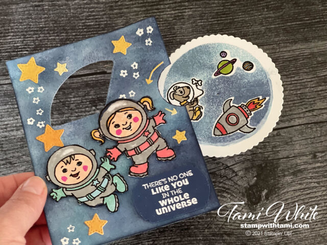 Stellar Spinner Card - Stampin' Up! Demonstrator: Tami White