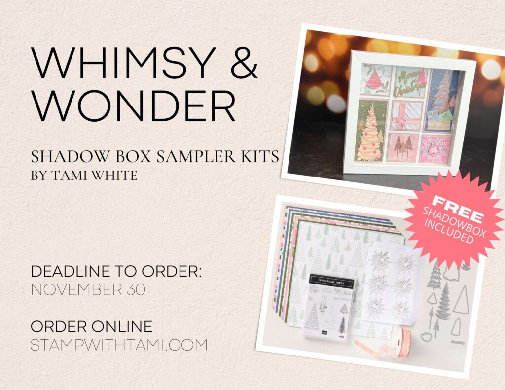 Stampin Up Whimsy & Wonder Shadowbox Sampler Kit