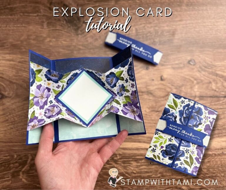 Explosion Cards Hues Of Happiness Series Cards 5 And 6 Stampin Up Fun Fold Cards