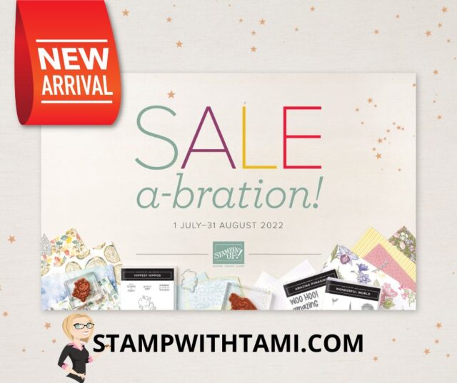 Stampin Up has just released new Saleabration products choices! You can now chose the following free with orders over $50 in my online store. Offer ends August 31 or while they last....