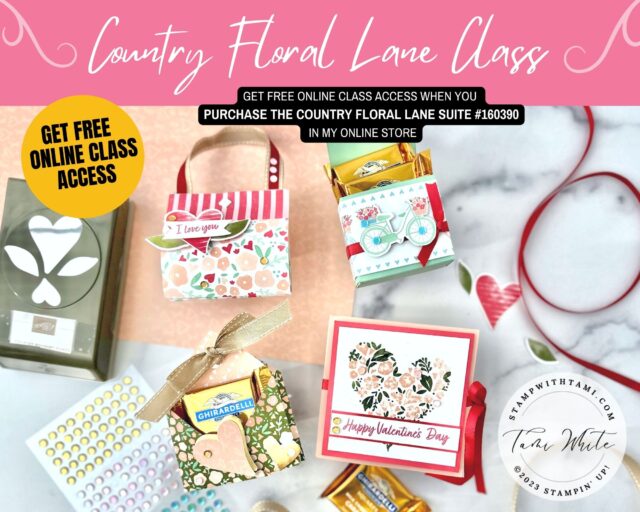 Stampin Up Country Floral Lane Kit - Special Offer ends January 4.