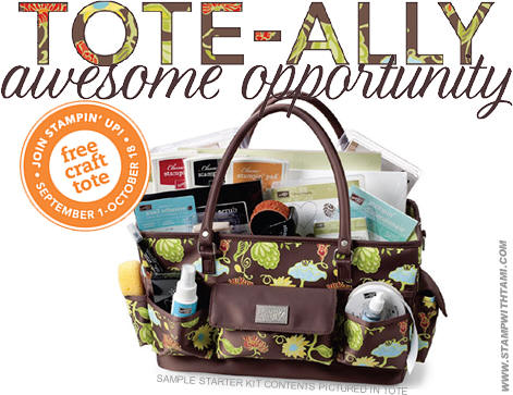 Free Stampin' Up Craft Tote