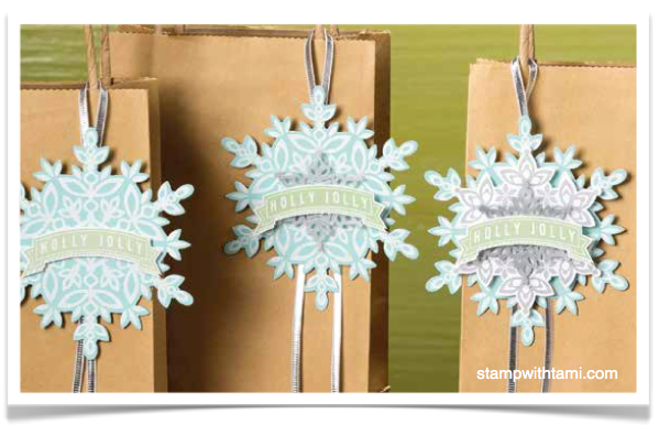 festive flurry gift tags stampinup