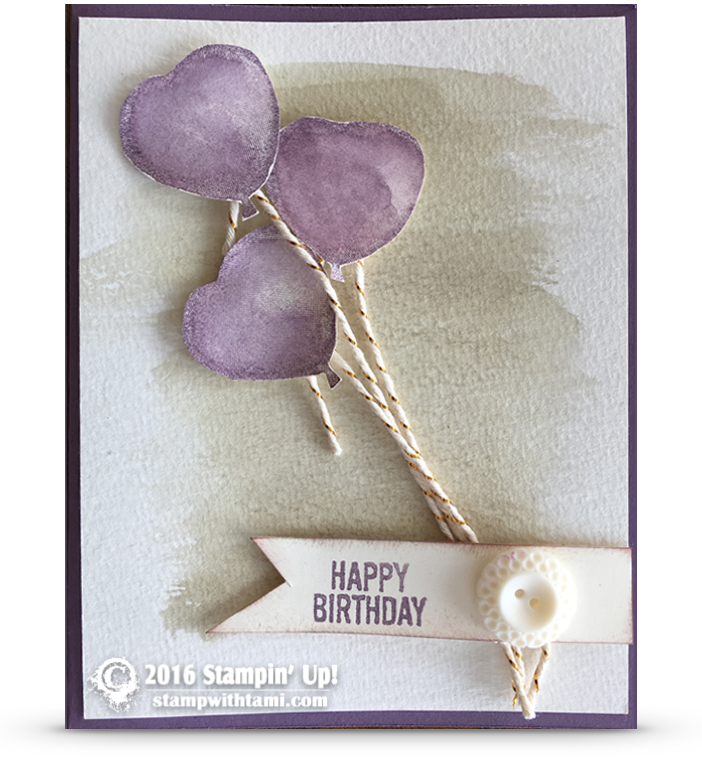 stampin up balloon builders card birthday