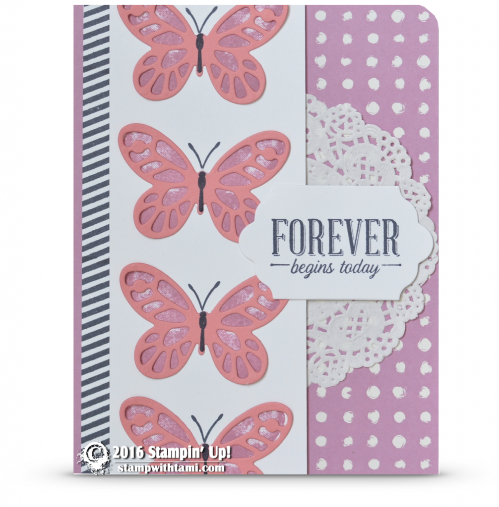 stampin up watercolor wings forever card