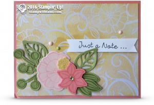 stampin up falling flowers better together