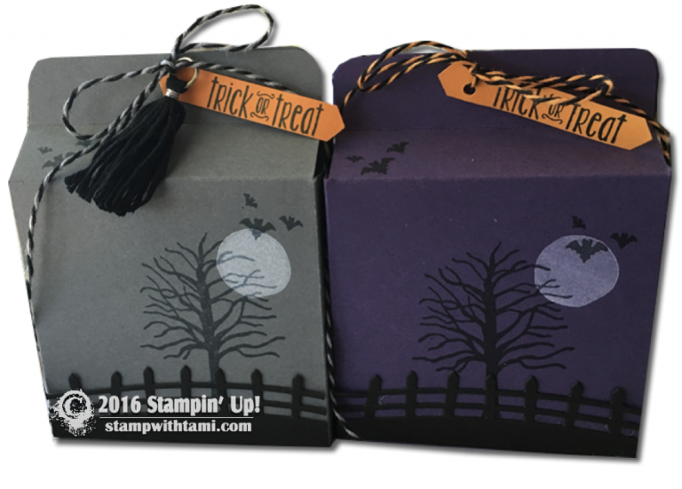 VIDEO: How To Make A Spooky Fun Halloween Treat Box - Stampin' Up ...