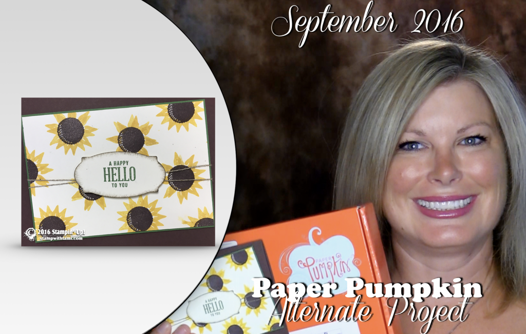 VIDEO: September 2016 Paper Pumpkin Kit, Alternate Projects & Giveaway ...