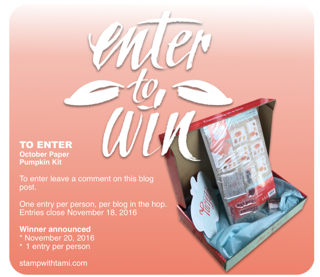 VIDEO: October 2016 Paper Pumpkin Kit, Alternate Projects & Giveaway ...