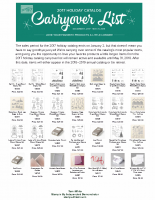 Carry Over List – Holiday Catalog