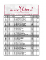 Year End Closeout-US