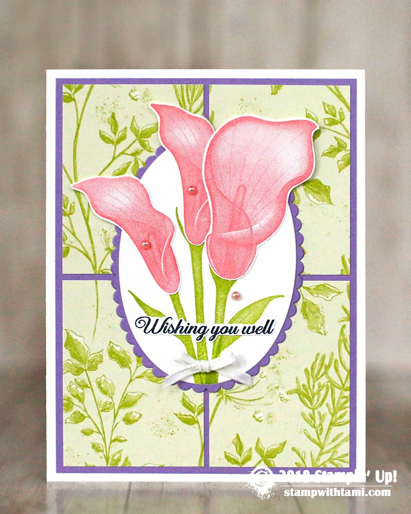 SNEAK PEEK: Gorgeous Lasting Lily Wow Card from Sale-a-bration - Stampin'  Up! Demonstrator: Tami White | Stamping, Crafting, & Card-Making
