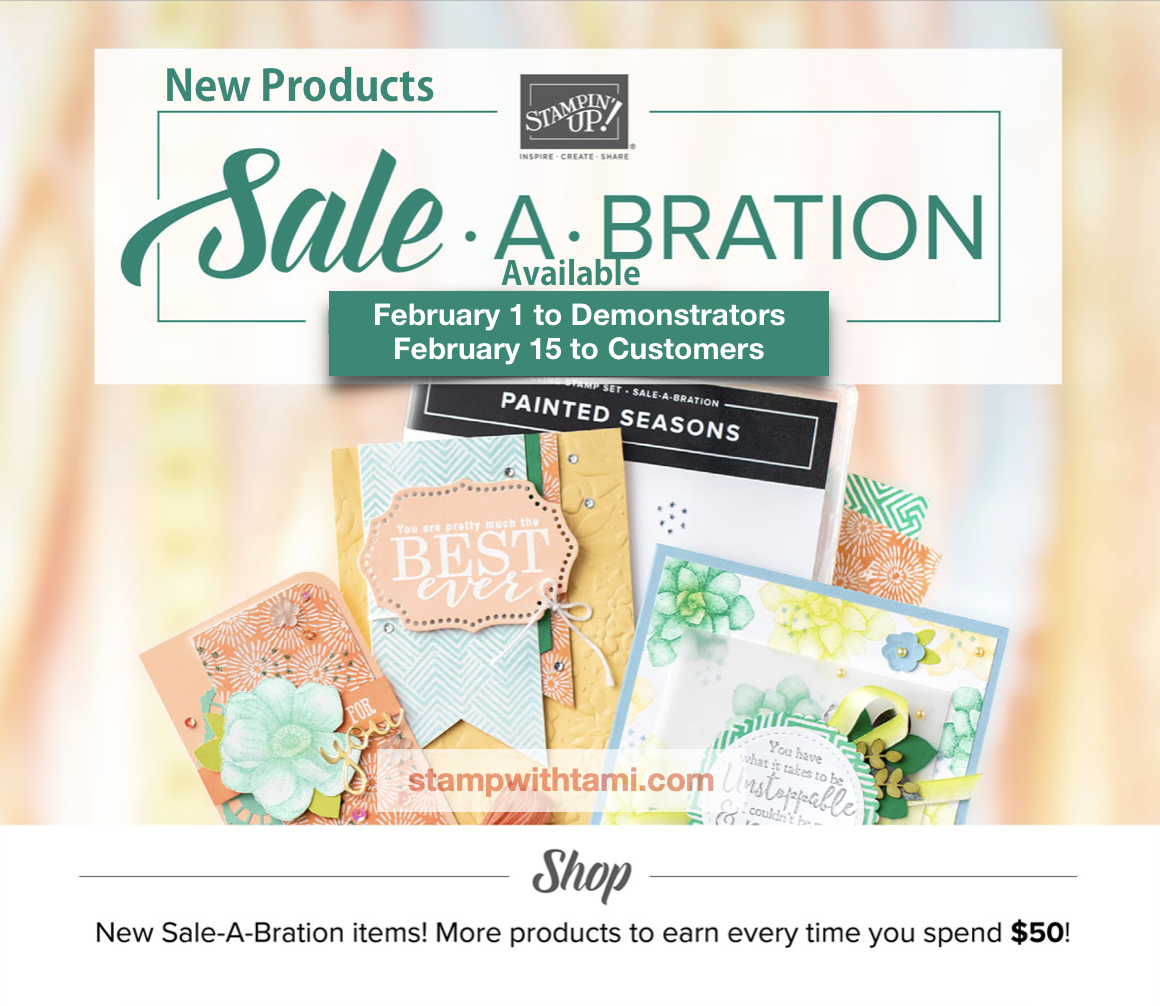 NEW Sale-a-Bration 2nd Release - More Free Products - Stampin' Up ...