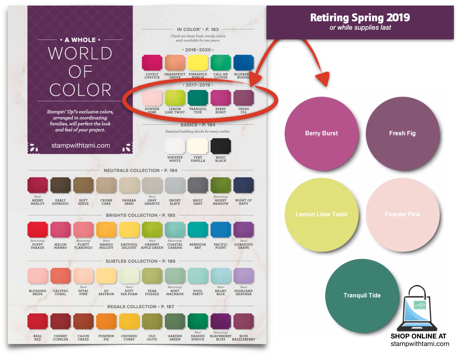 VIDEO What you need to know about retiring In Colors Stampin Up