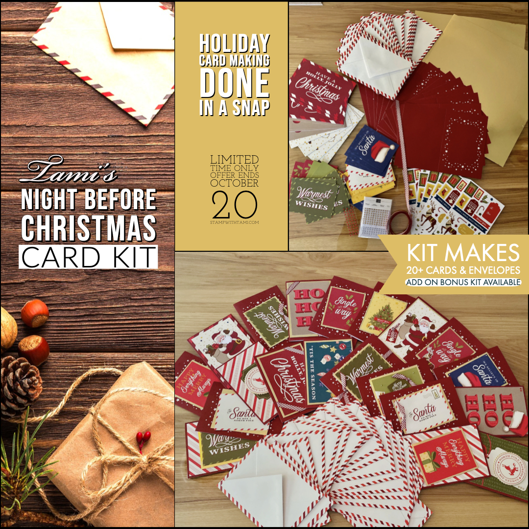 SPECIAL CARD KIT: Night Before Christmas Quick Card Kit - Stampin' Up ...