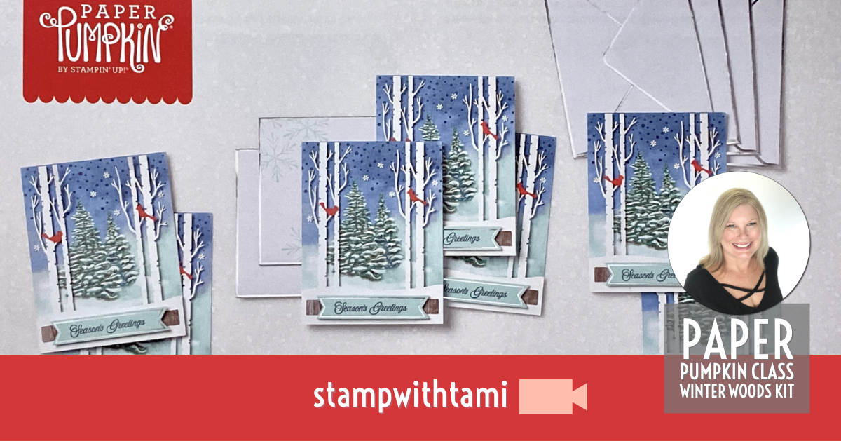 VIDEO: October Paper Pumpkin Kit "Winter Woods Kit" Reveal & Giveaway ...