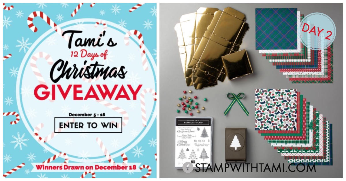 DAY 2 of 12 Days of Christmas Giveaways Enter Here Stampin' Up