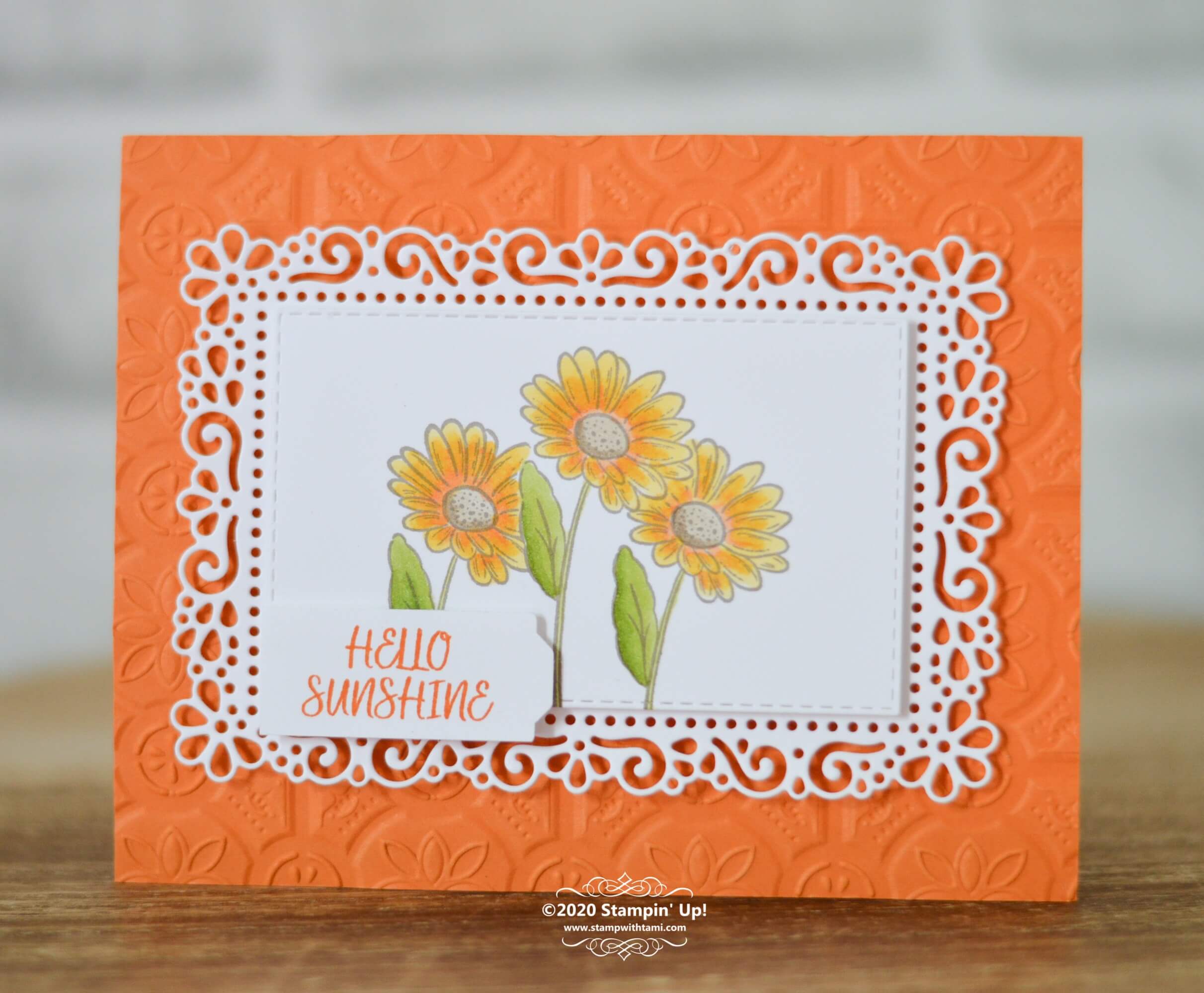 Hello Sunshine Card | Stampin' Up! | StampWithTami.com