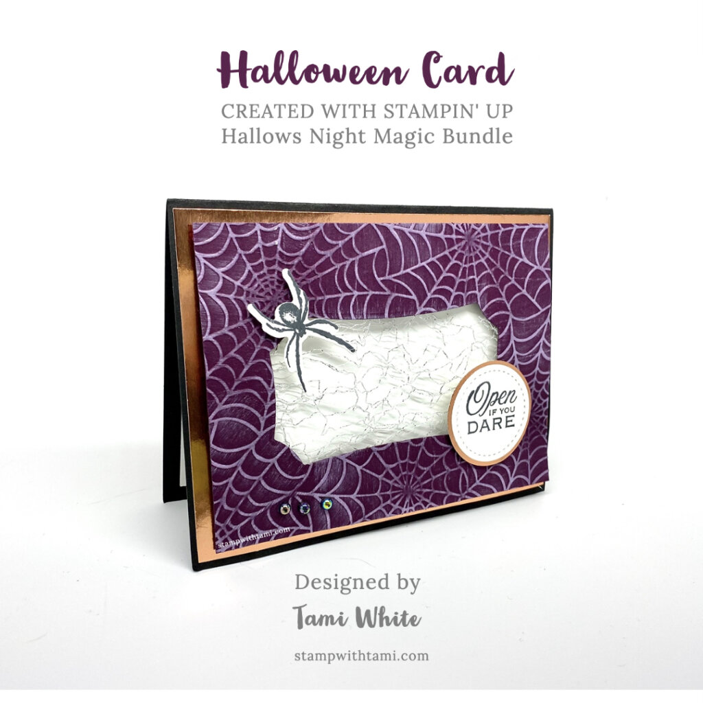 Halloween Card & Treat Box | Stampin' Up! | StampWithTami.com