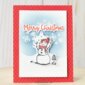 CARD: Merry Christmas from the Snowman Season card
