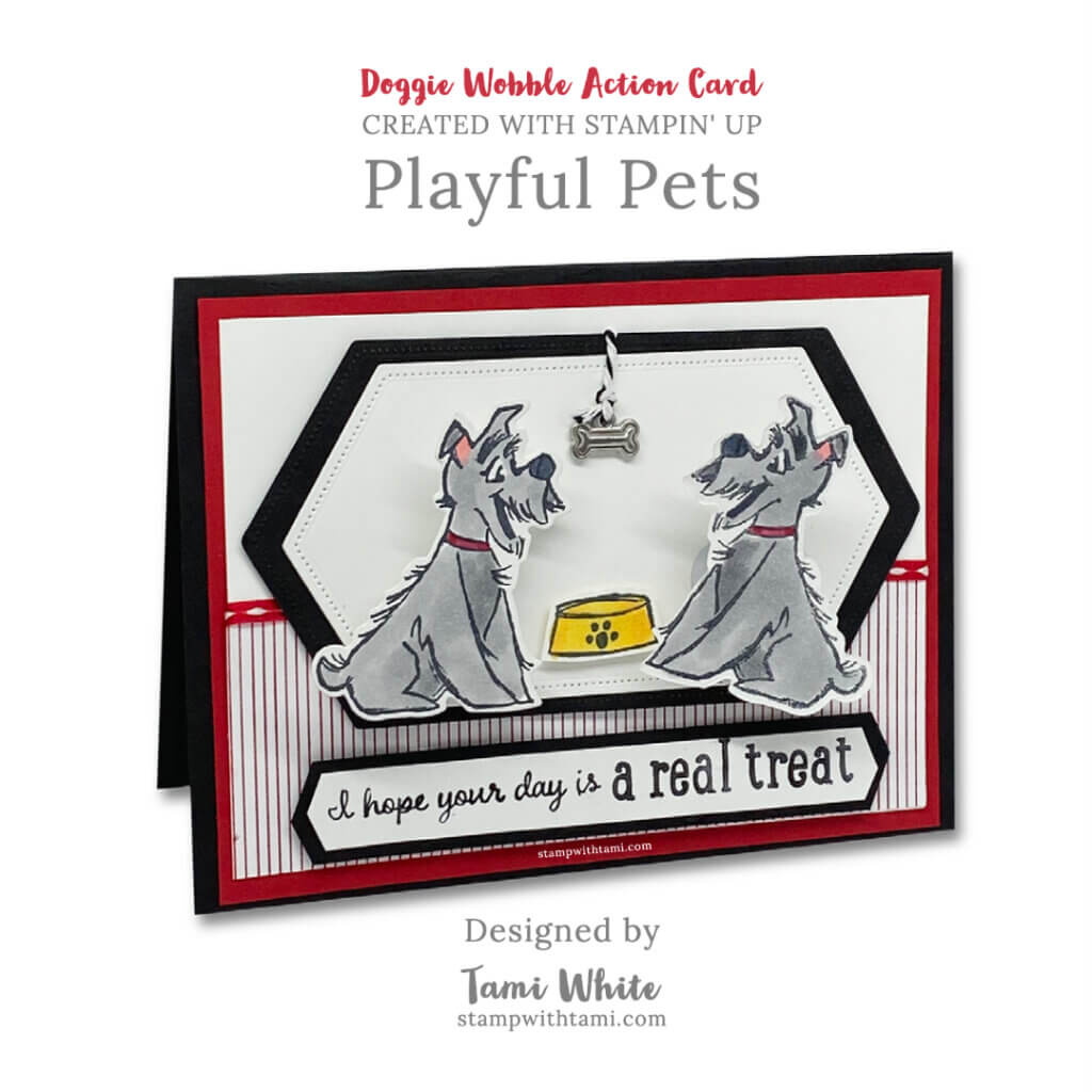 How To Make Dogs & Cats Wobble Cards Stampin' Up! StampWithTami