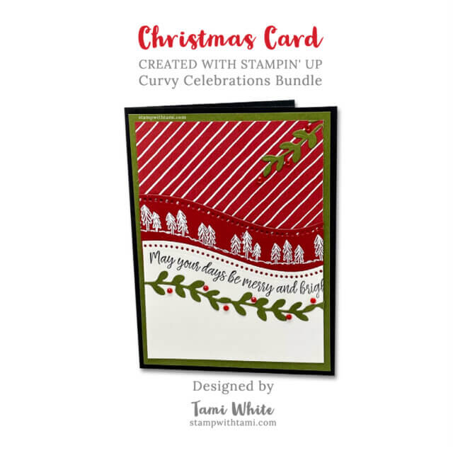 Make A Curvy Christmas Card