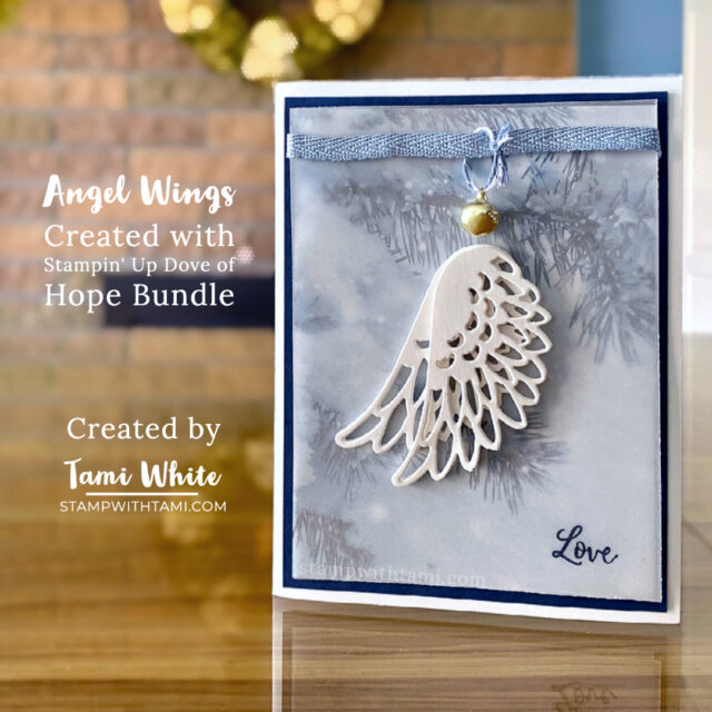 Angel Wings Card Created by Tami