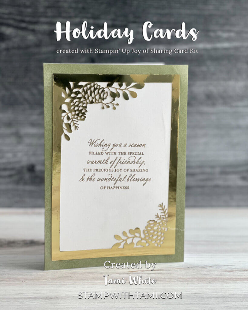 Stampin' Up! Holiday Cards