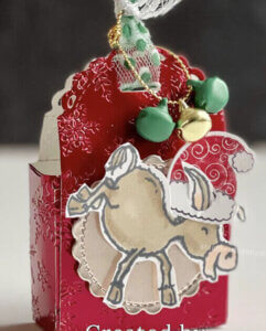 Stampin' Up Holiday Little Treat boxes. DIY handmade Christmas boxes