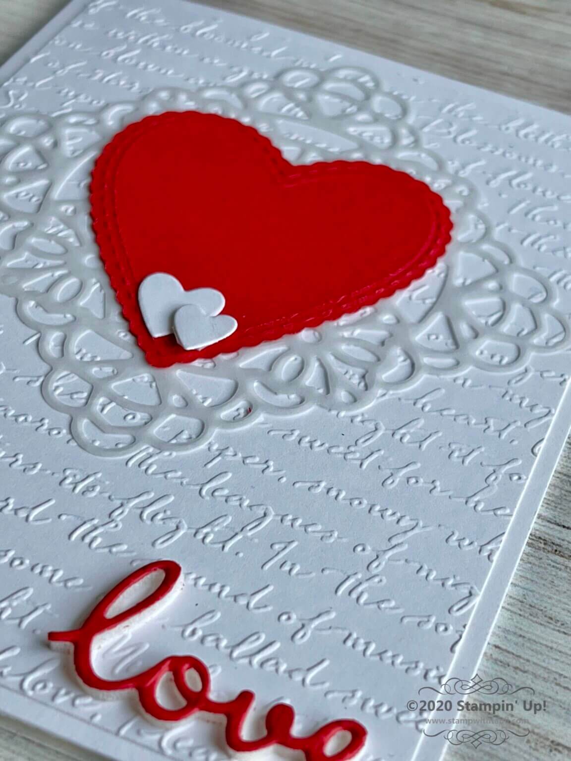 Valentine's Day Card Stampin' Up!
