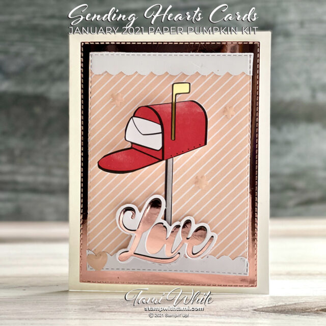 Sending Hearts Card