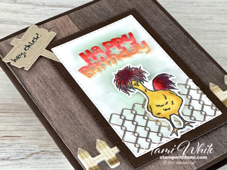 Hey Chick Card & Box Set | Stampin' Up! | StampWithTami.com