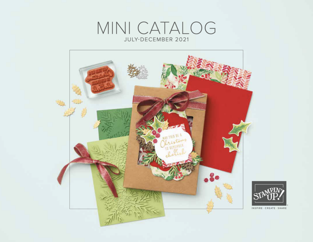 Stampin' Up New Catalog Card Shares