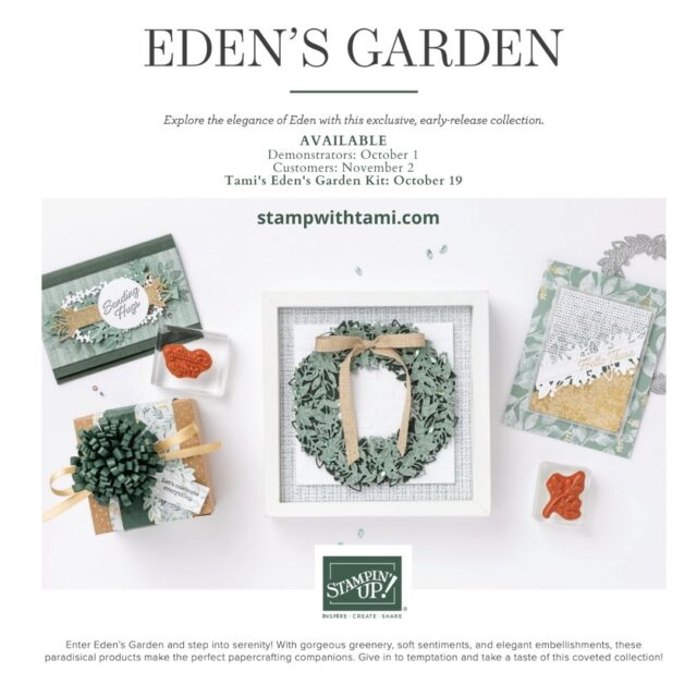 Stampin Up Edens Garden