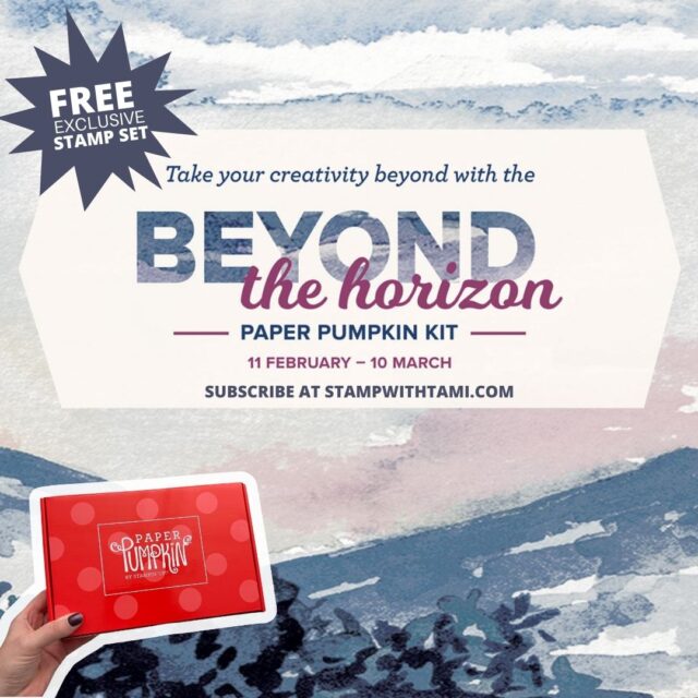 March 2022 Beyond the Horizon Paper Pumpkin Kit