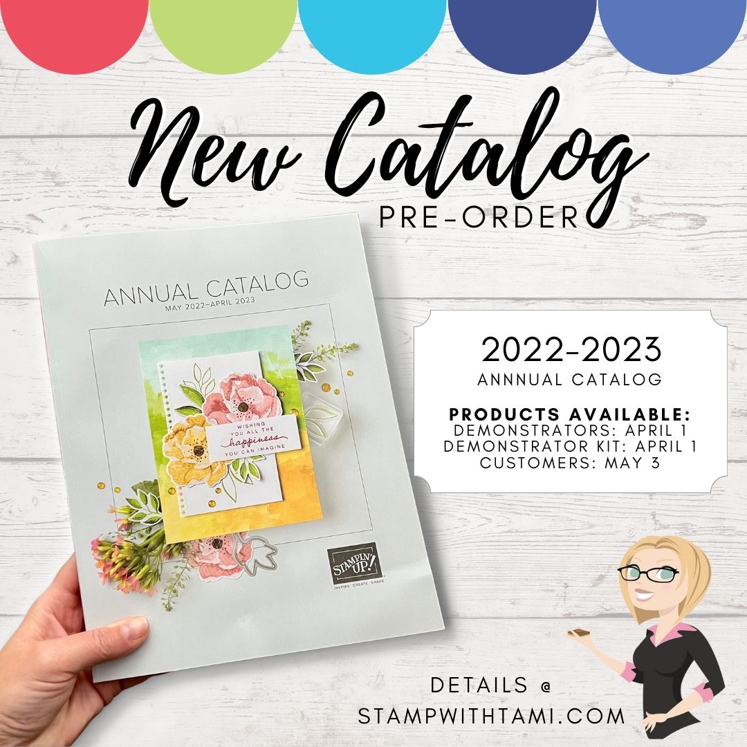 NEWS! Stampin Up New Catalog PreOrder is Happening Now find out how