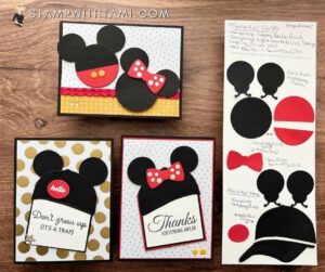 Ladybug Series | Mickey Mouse Ears Cards | StampWithTami.com