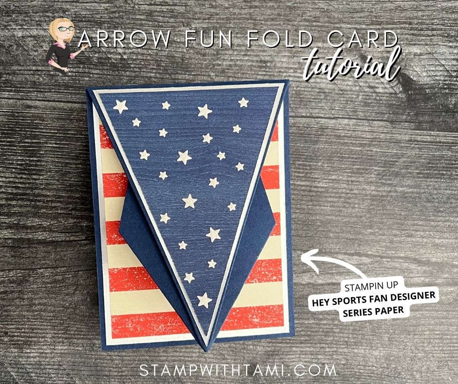 Stars & Stripes Patriotic Card | Stampin Up | StampWithTami.com