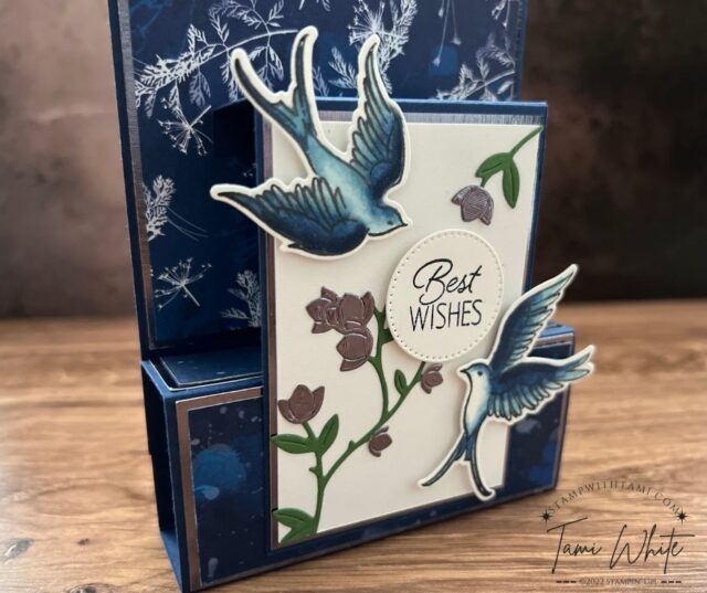 Stampin Up Soaring Swallows | POP UP STEP FOLD SERIES