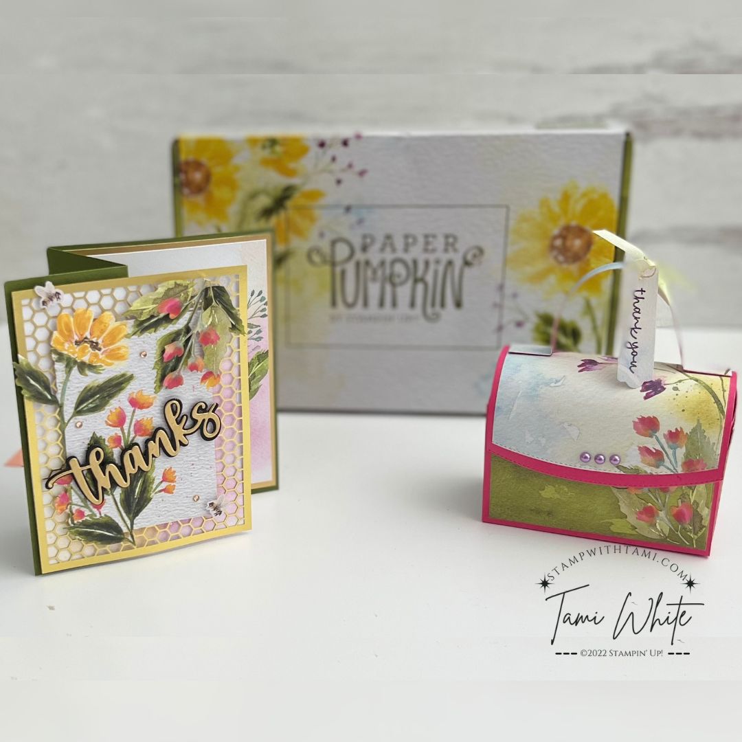 Sweet Sunflowers Card and Box Set [Treat Box Series #4]| Stampin Up Fun ...