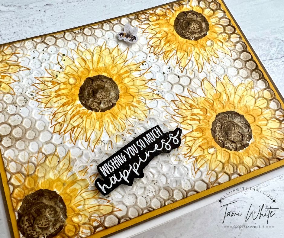 Sweet Sunflowers Alternate Paper Pumpkin Card | Stampin Up Fun Fold Cards
