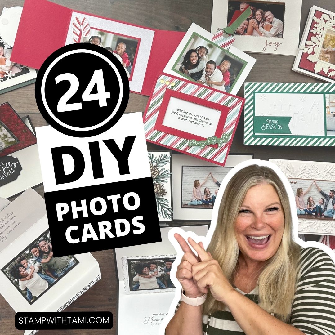 24 Easy DIY Holiday Photo Cards Stampin Up