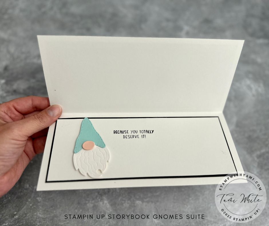 Storybook Gnomes [Slimline Card] | Stampin Up Fun Fold Cards