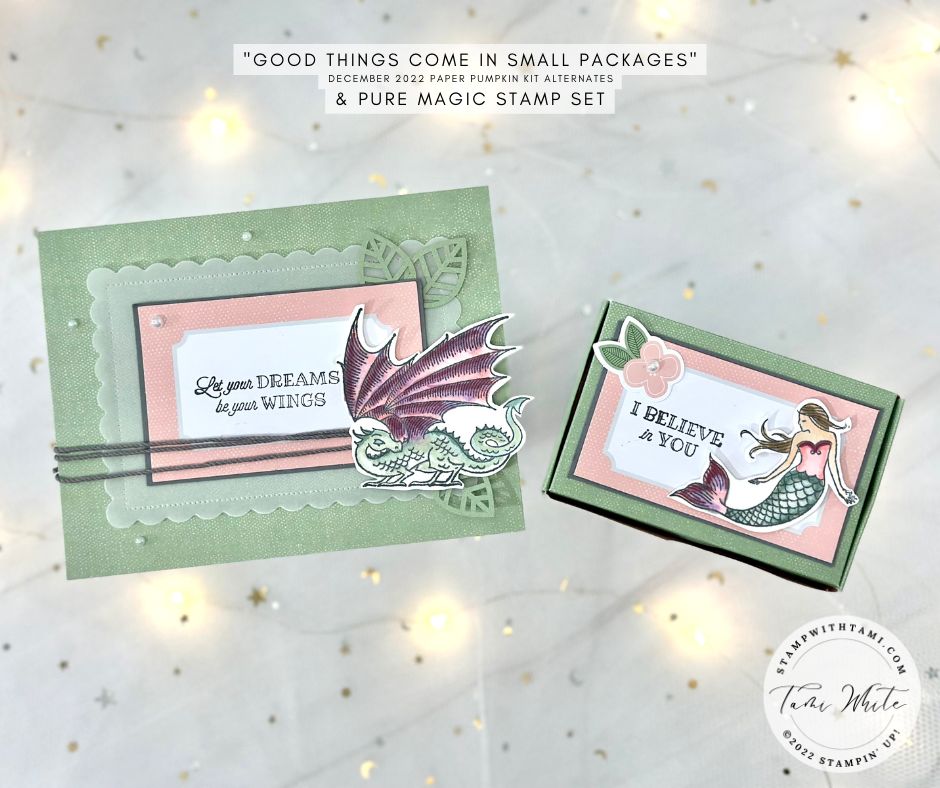 Stampin Up December 2022 Paper Pumpkin Alternates with Pure Magic